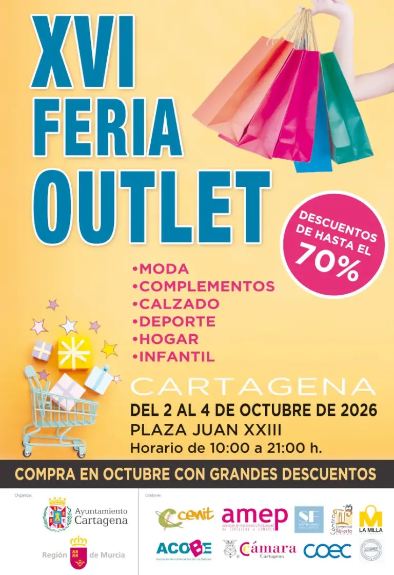 La Feria Outlet vuelve a Plaza Juan XXIII con récord de comercios