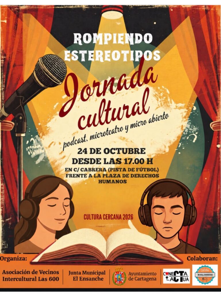 Rompiendo estereotipos: podcast, microteatro y micro abierto en Las 600 el 24 de octubre